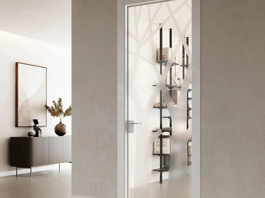 Porta per interni Collezione 25 Glass Bianco 3258 di Bertolotto