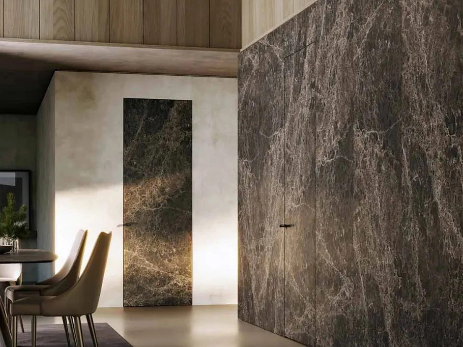 Porta per interni in ceramica Fusion Este Emperador Extra di Bertolotto