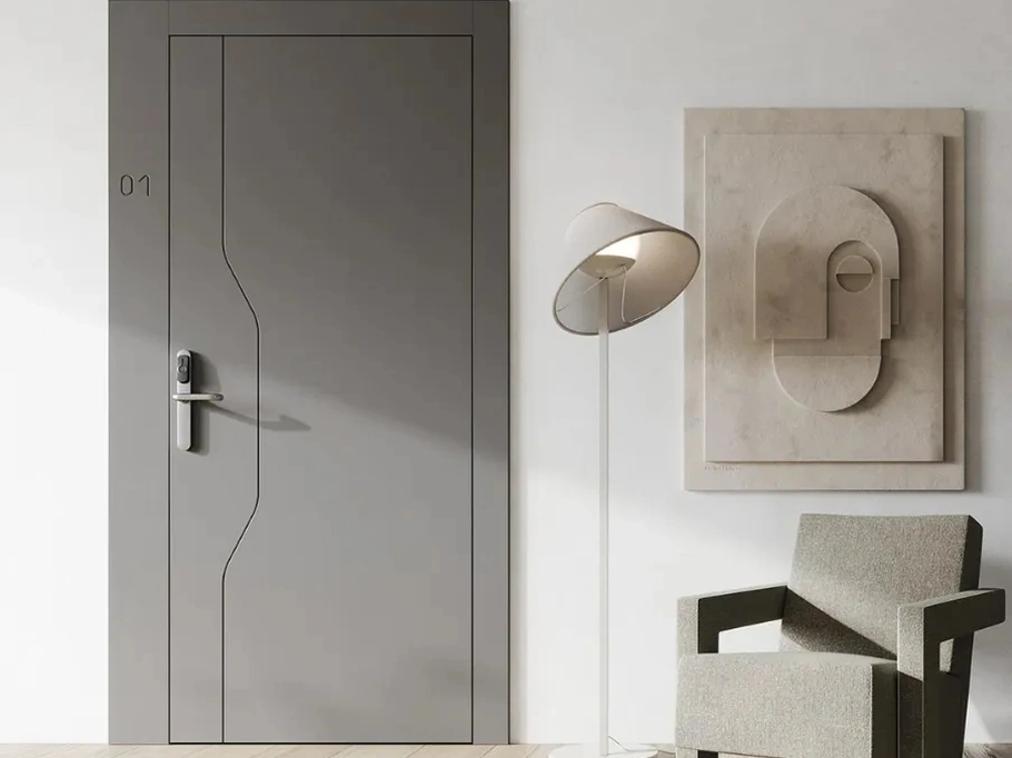 Porta per interni Geometrica BP 1043 in laccato opaco di Bertolotto