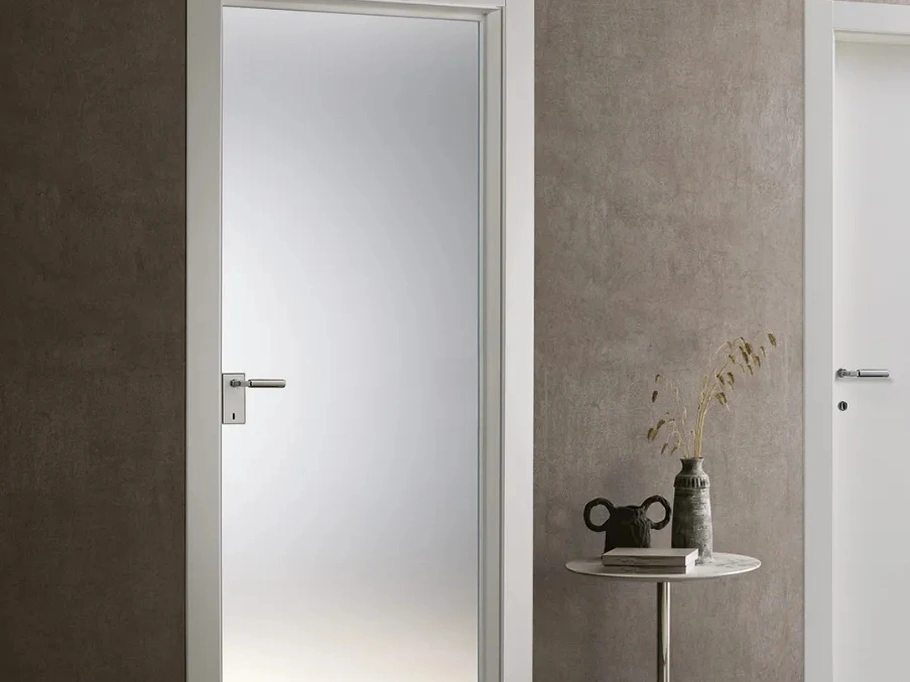 Porta battente per interni Glass Bianco di Bertolotto