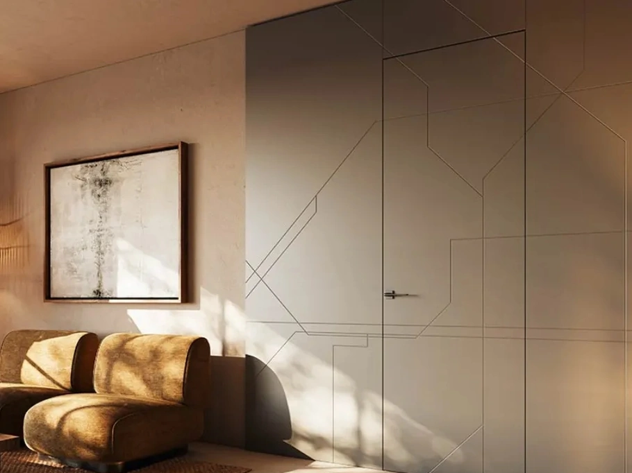 Porta per interni Metro Map Berlin Individual di Bertolotto