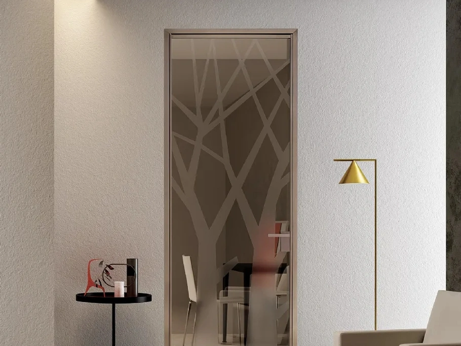 Porta per interni Mini Tall Glass Bronze di Bertolotto