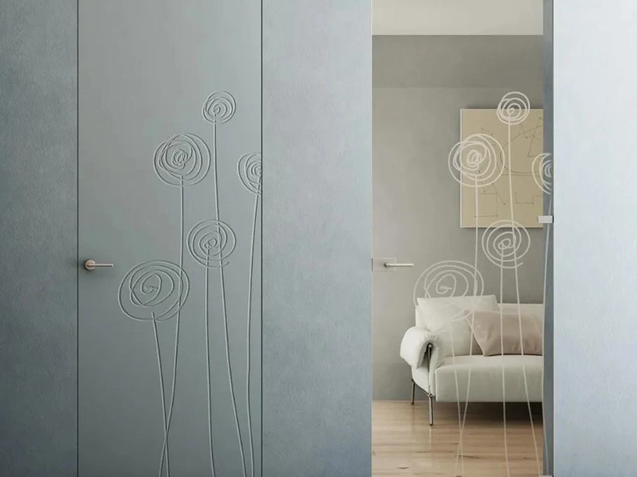 Porta per interni Natura in Laccato o Vetro di Bertolotto