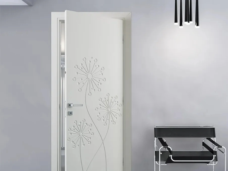 Porta per interni Natura Tarassaco Laccato Bianco di Bertolotto