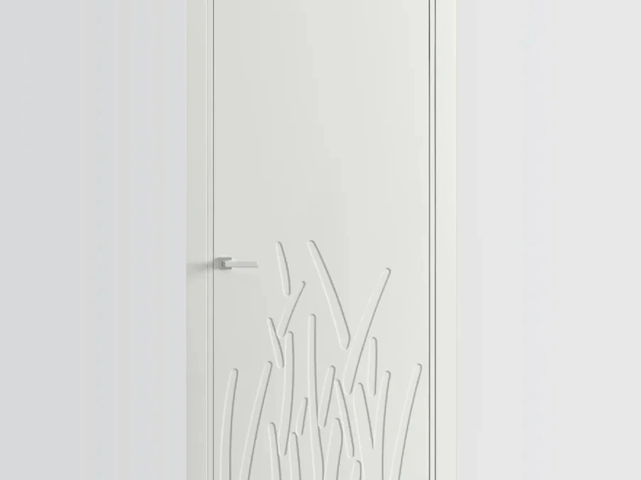 Porta per interni Natura Grass Laccato Bianco di Bertolotto