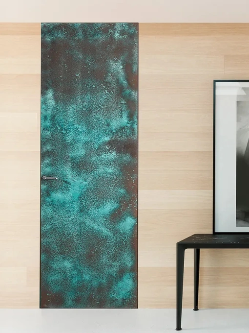 Porta per interni Surface Metalli in Rame Ossidato di Bertolotto