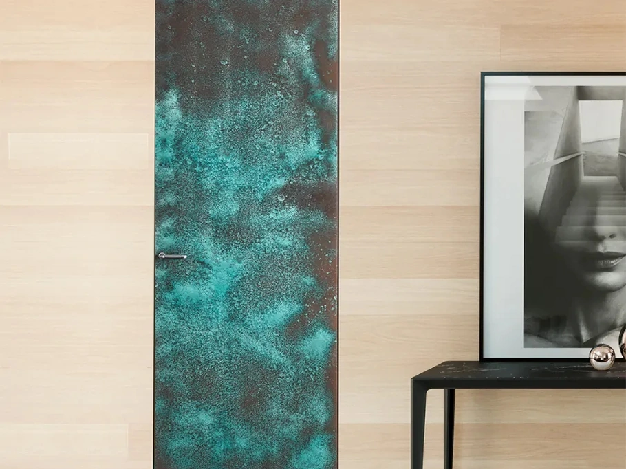 Porta per interni Surface Metalli in Rame Ossidato di Bertolotto