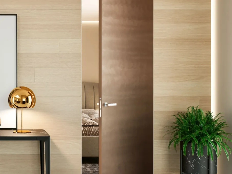 Porta per interni Surface Metalli in Bronzo di Bertolotto