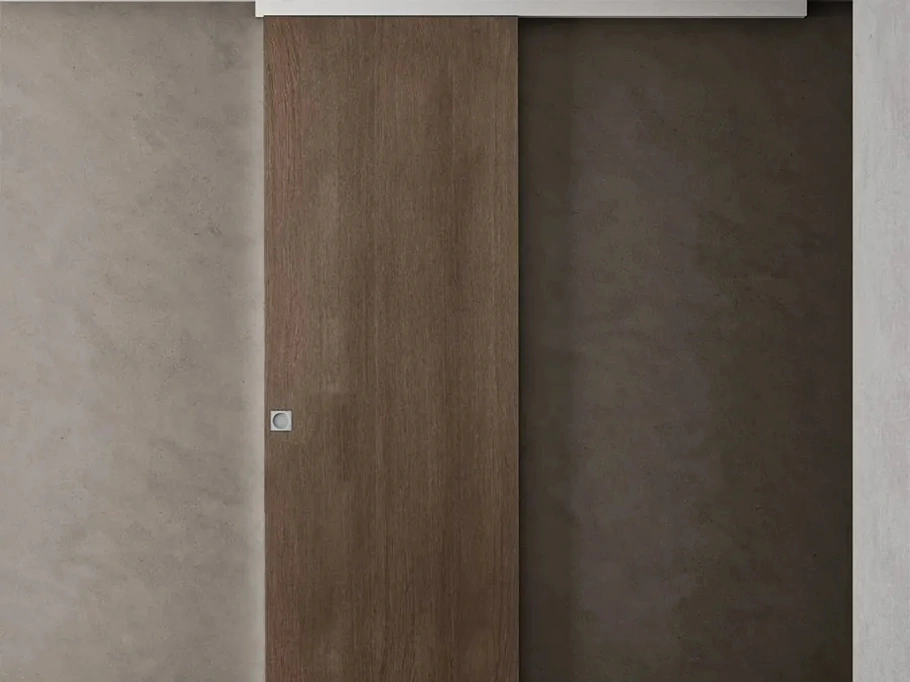 Porta scorrevole per interni Tranciato in Rovere di Bertolotto