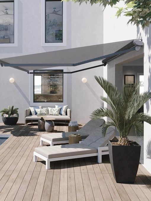 Tenda da sole Biqu con tessuto e rullo a vista di Pronema