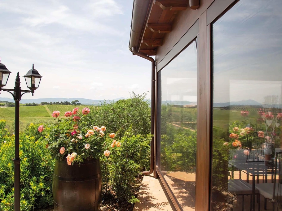 Tenda da sole KZIP Net di Palagina