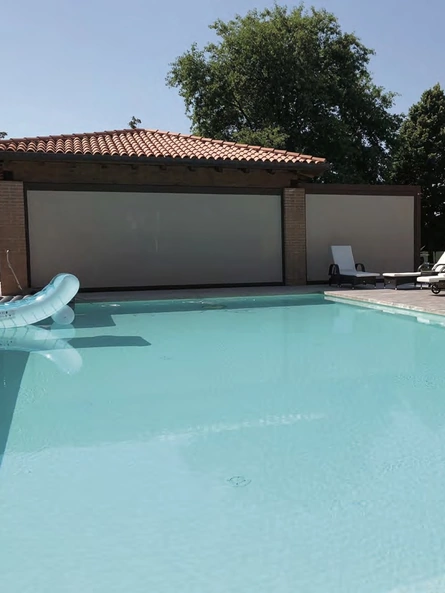 Tenda da sole KZIP Telo Planare di Palagina