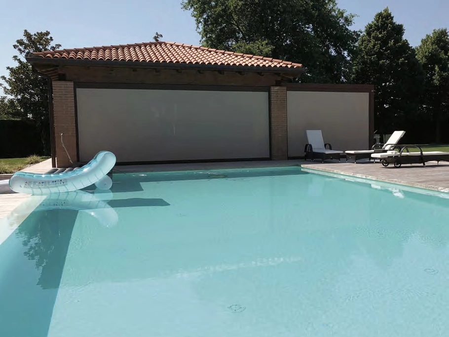 Tenda da sole KZIP Telo Planare di Palagina